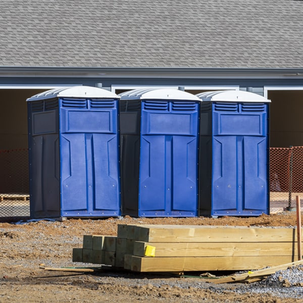 are there any restrictions on what items can be disposed of in the porta potties in Rural Ridge PA